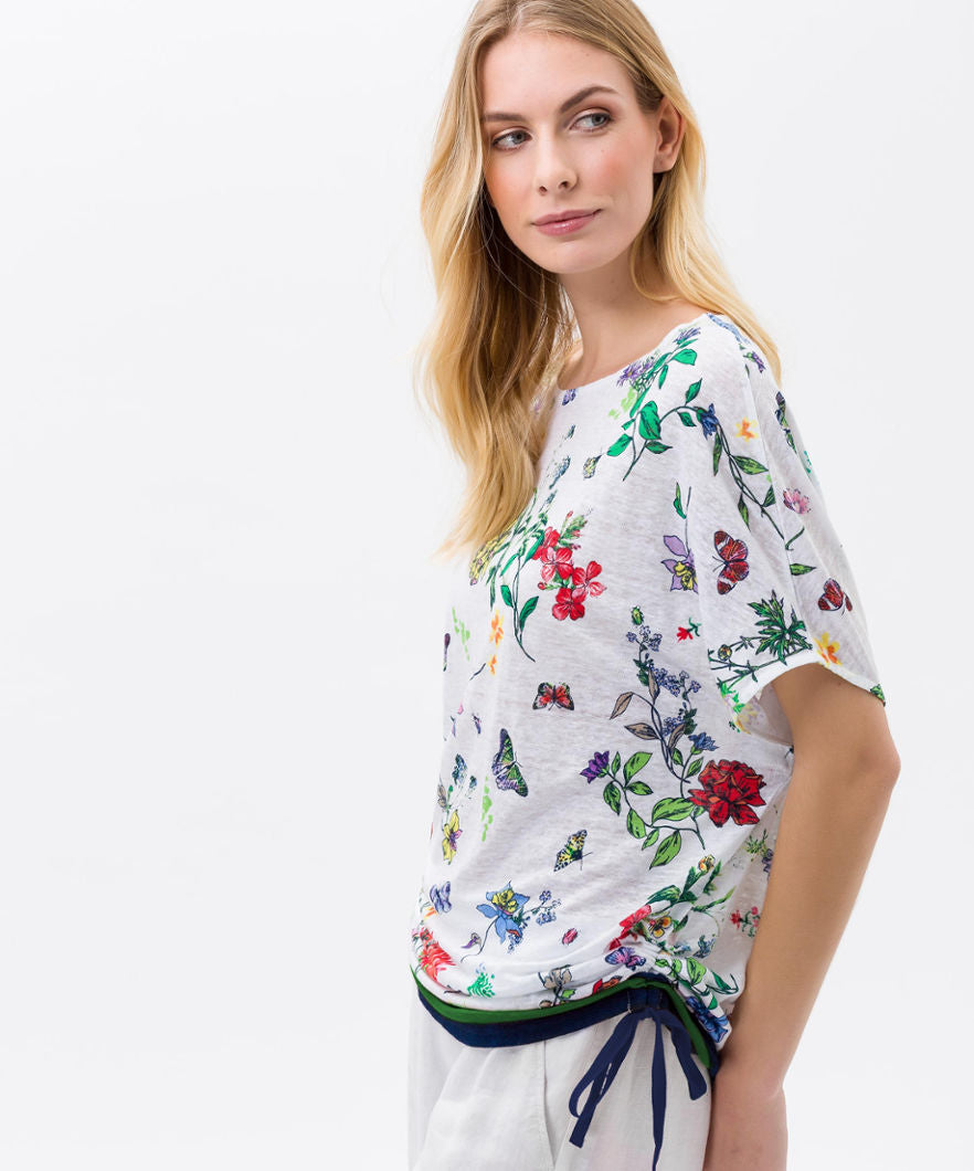 Rachel Linen Floral Shirt