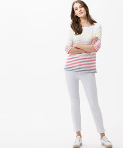 Coletta Striped 3/4 Sleeve Shirt