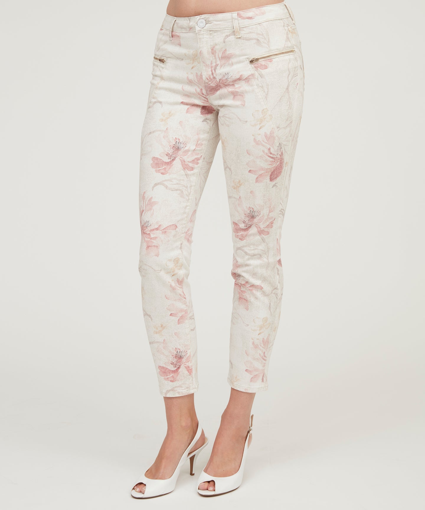Shakira Floral Zip Pocket Jean