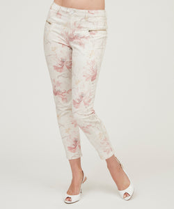 Shakira Floral Zip Pocket Jean