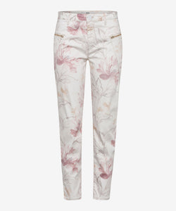 Shakira Floral Zip Pocket Jean