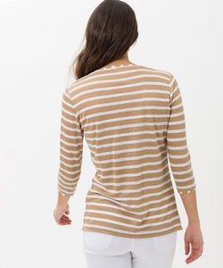Claire 3/4 Sleeve Linen Blend Shirt