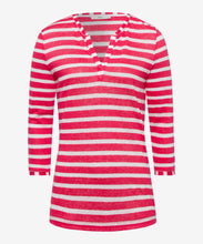 Load image into Gallery viewer, Claire 3/4 Sleeve Linen Blend Shirt
